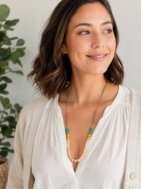 LOFT Beaded Necklace